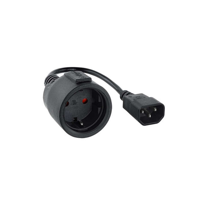Adaptateur IEC male vers SHUCKO femelle 16A 0.50m