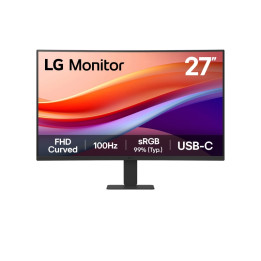27 LG 27U421A-B 1920x1080 FHD 1500R 5ms 100hz  hdmi usb-c INCURVE
