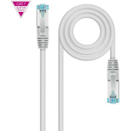 Cable RJ45 Droit LSZH  S.FTP PIMF AWG26 600mhz cat 7  5 m GRIS