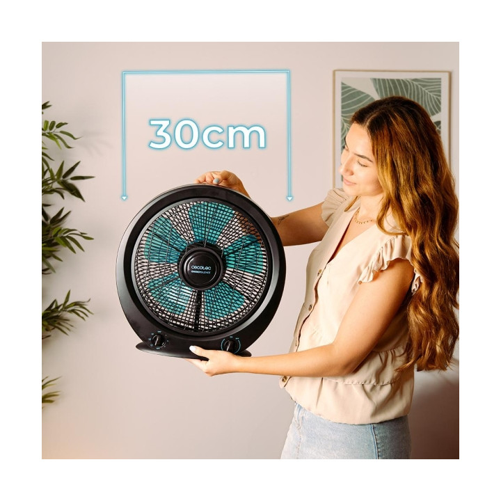 Ventilateur CECOTEC ENERGYSILENCE 4500 Power Box 45w 30.5cm noir