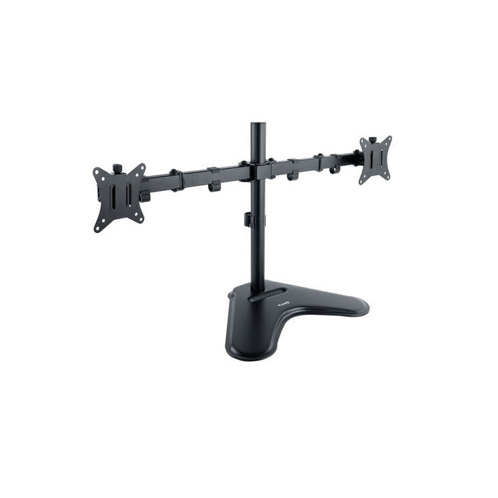 Support bureau pied  2 ecrans horizontaux H-B D-G  max 32p 9kg