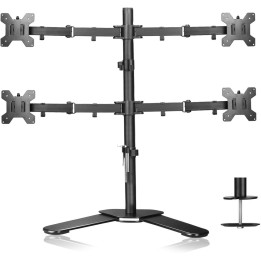 Support 4 ecrans  pied bureau  max 27p ML-6884