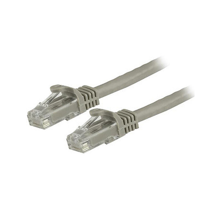 Cable RJ45 Droit SFTP cat 6a 10m GRIS