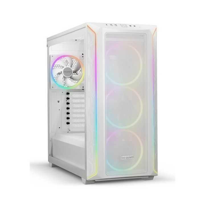 Boitier BE QUIET SHADOW Base 800FX blanc avec facade verre BGW64