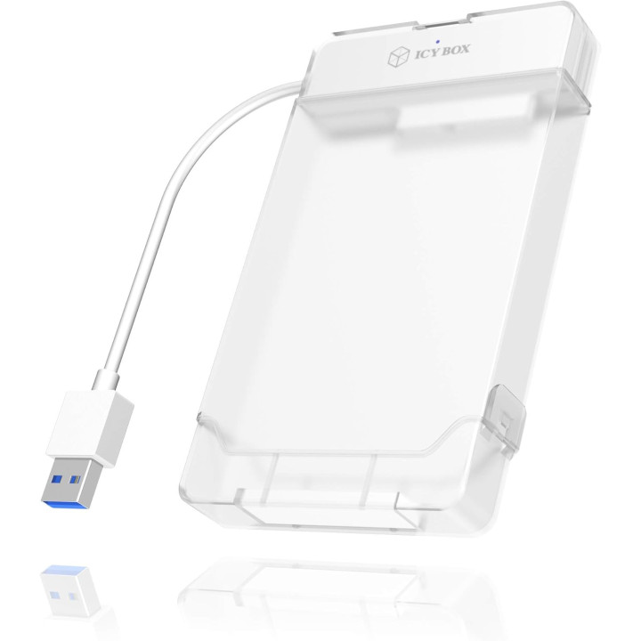 Boitier externe 2.5 sata / USB3.0 transparent ICI BOX IB-AC703-U3