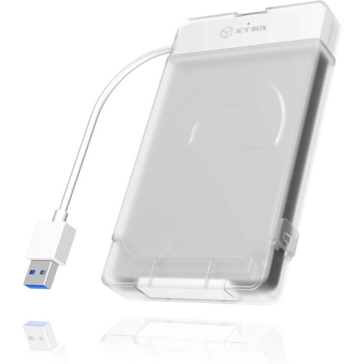 Boitier externe 2.5 sata / USB3.0 transparent ICI BOX IB-AC703-U3