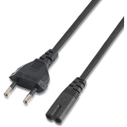 Cable alimentation secteur bipolaire (transfo portable/lcd)
