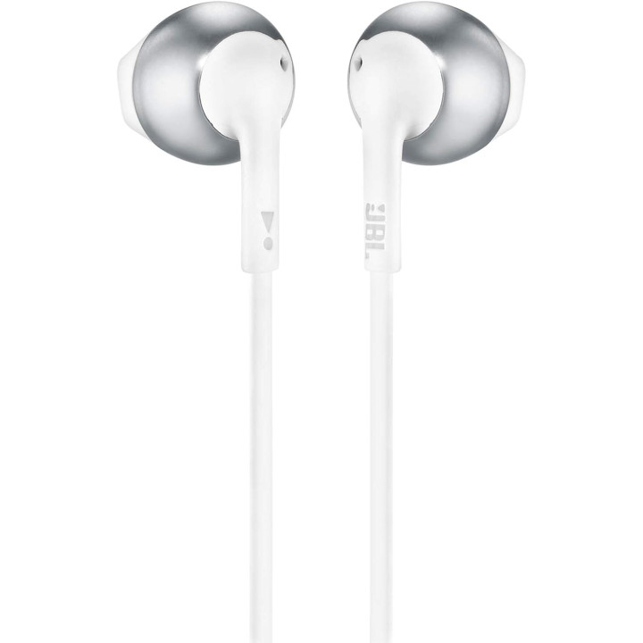 Ecouteurs micro intra auriculaire filaire JBL TUNE 205 Blanc