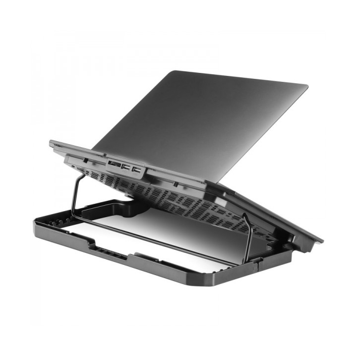 Refroidisseur pour portable 6 ventilateurs + support telephone max16  MARSGAMING