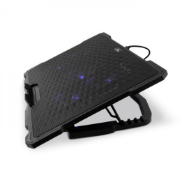 Refroidisseur pour portable 5 ventilateurs 1x 120mm + 4x 70mm  max 17