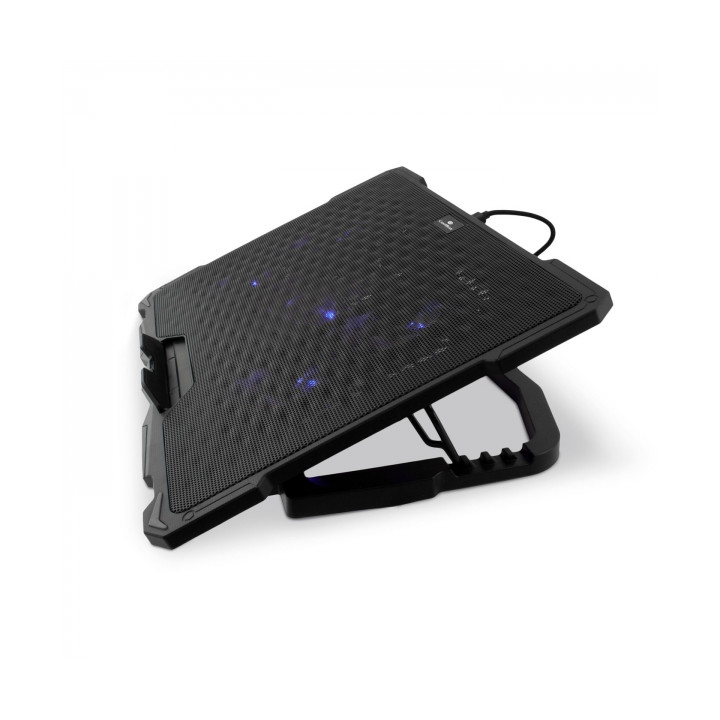 Refroidisseur pour portable 5 ventilateurs 1x 120mm + 4x 70mm  max 17