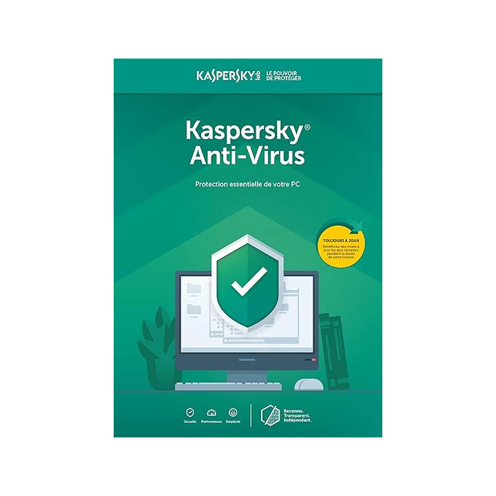 Kaspersky antivirus   1 an 3 pc