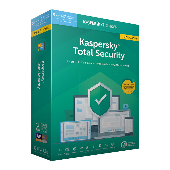 Kaspersky TOTAL security 5 pc 1An PROMO