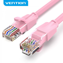 Cable RJ45 Droit UTP cat 6 1m ROSE