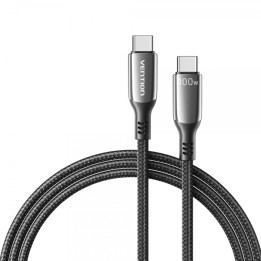 Cable USB-C vers USB-C  coudé 1.2m 5A 100w