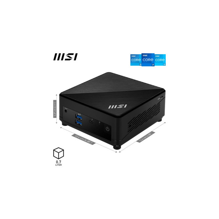 MSI Cubi 5 i3-1215u SANS ram ssd dos