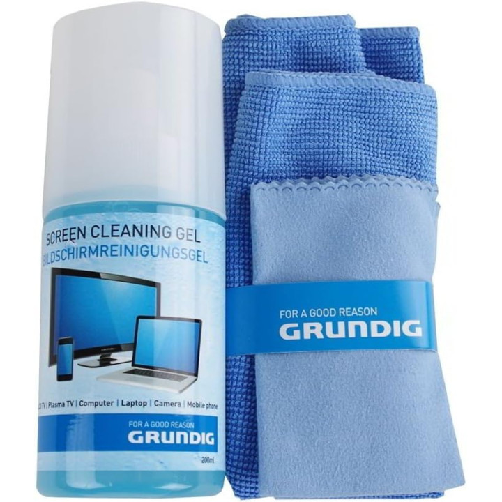Nettoyant ecran spray + tissu microfibre