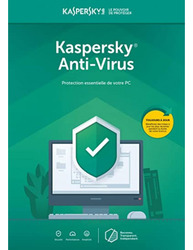 Kaspersky antivirus   1 an 3 pc