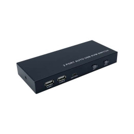 KVM 2 ports  hdmi4K 60Hz  usb avec cables et alim