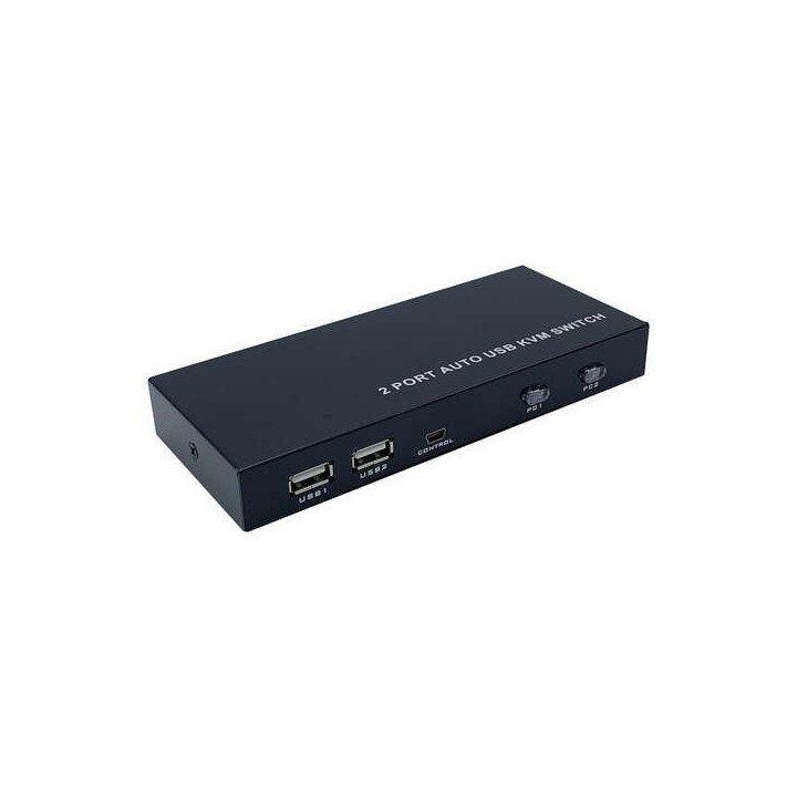 KVM 2 ports  hdmi4K 60Hz  usb avec cables et alim